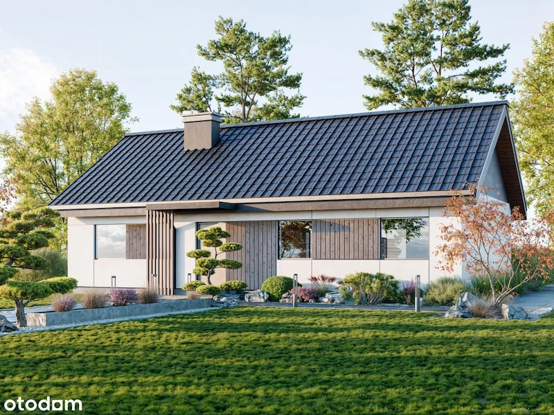 Wizualizacja nowoczesnego domu